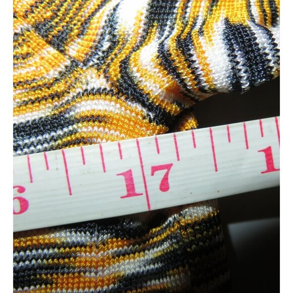 Michael Kors Cropped Space Dyed Top in  yellow size Small - Picture 5 of 6